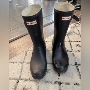 Hunter Boots Short Dark Purple